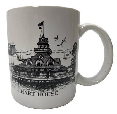 Vintage San Diego Chart House Restaurant Coffee Mug Nice Clean Never Used - Image 1 of 4