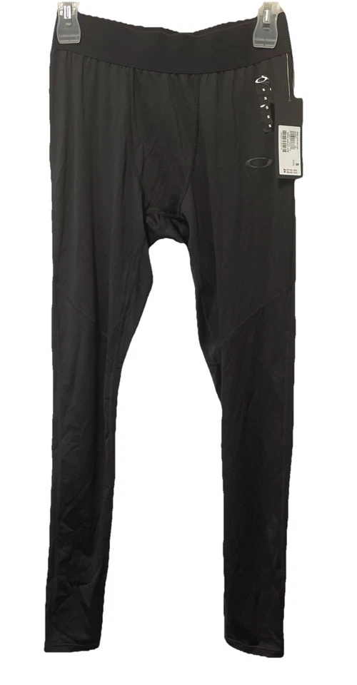 NEW Oakley Men's Base Layer Bottom S Small Performance Fit Pants Leggings Black - Image 1 of 4