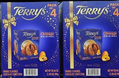 Naranjas de chocolate con leche Terry's (paquete de 8) 5,53 oz cada una - 40,92 oz en total.  BB 4-2027 Foto 1 de 4