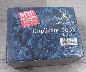 Challenge Duplikat Buch liniert selbstdurchschreibend 100 Sets x 5 brandneu versiegelt - Bild 1 von 7