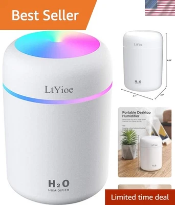 Portable Mini Humidifier with 2 Mist Modes - Perfect for Car, Office & Home - Image 1 of 4