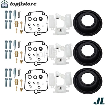 Juego de 3 Kit de Reparación de Carburador para Triumph Daytona 900 600 Carb Diafragma Flotador Foto 1 de 4