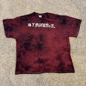 Camiseta roja MY CHEMICAL ROMANCE 2XL Tie Dye - Imagen 1 de 5