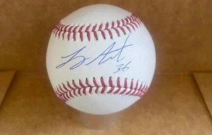 LOGAN GILBERT MARINERS SIGNED AUTOGRAPHED M.L. BASEBALL BECKETT - Picture 1 of 2