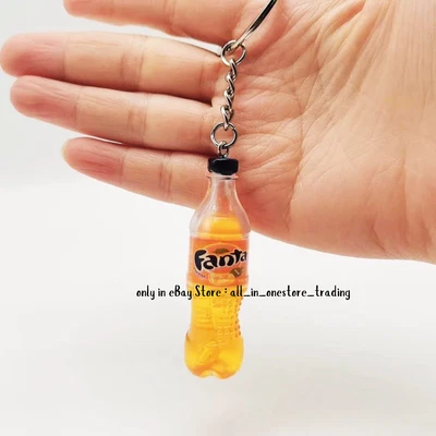Мини бутылка брелок 6,5 см - Coca Cola, Sprite, Pepsi, Fanta милый безалкогольный напиток - Изображение 1 из 4