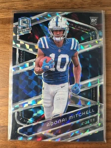 Panini Spectra 2024 - Rookies Adonai Mitchell #130 Interstellar Prizm/60 (RC) - Imagen 1 de 2