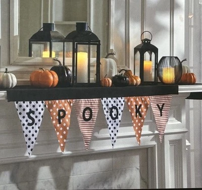 Cynthia Rowley Halloween Abrigo Bufanda 84" x 22" ESPELUZNANTE Nuevo Con Un Defecto Foto 1 de 4