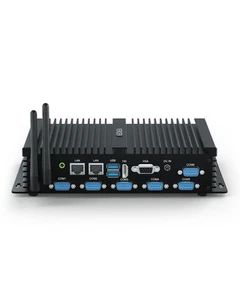 Industrial Mini PC Win 10 Pro Mini fanless PC Core i5 4200U, 6xRS232 COM, Dua... - Picture 1 of 8