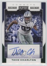 2017 Panini Playoff Signatures Hail Mary Taco Charlton #RS-TA Rookie Auto RC