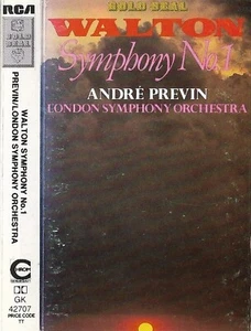 André Previn Walton Symphony No. 1 London Symphony Orchestra CASSETTE ALBUM - Picture 1 of 10