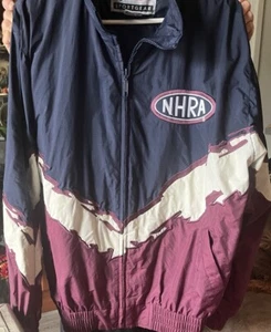 Giacca NHRA Drag Racing TG M Championship Multicolore Ricamata Nylon H3 Gear - Foto 1 di 6