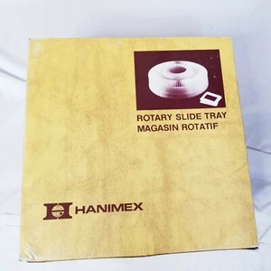 Hanimex Rotary Projector Slide Tray. Lot Of (2) No spill holds 100-2x2 slides - Picture 1 of 9