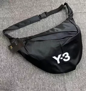 Y-3 Messenger Bag Extra Logo Men shoulder Top Handle Hand bag Original w/tag - Picture 1 of 6