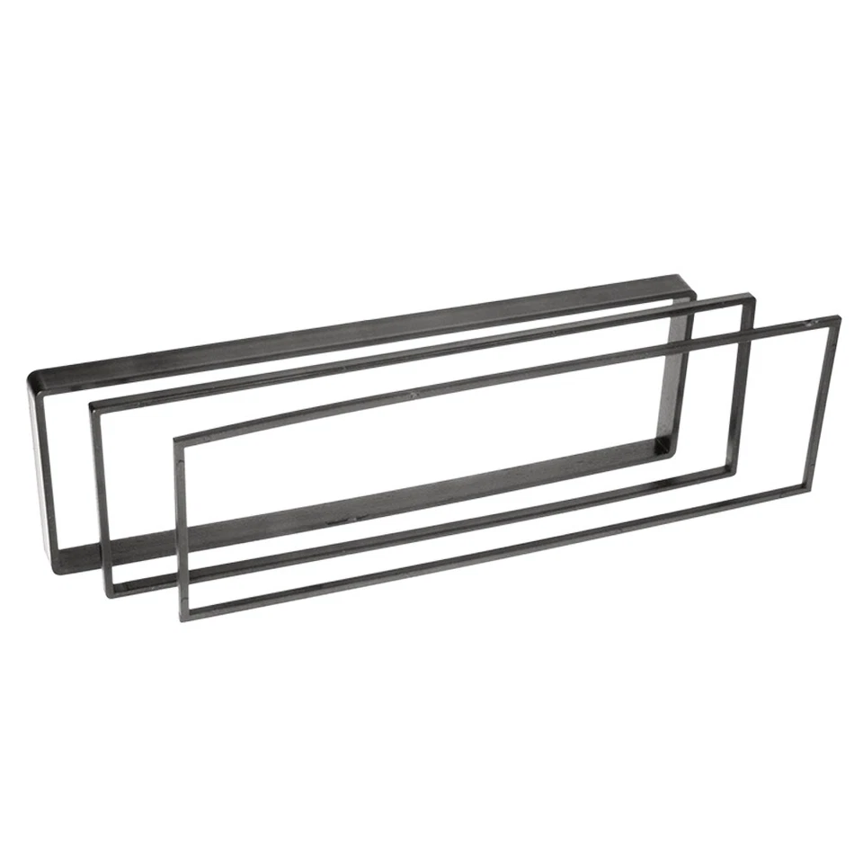1-DIN Auto Radioblende Distanz-Rahmen 3er SET Citroën Peugeot ua. Universal - Bild 1 von 1