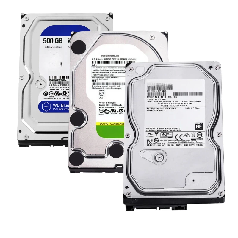 Lot Disque Dur De 3.5 " 5x 250  320  500Gb  750Gb  1Tb VARIE MARCHE - Photo 1/1