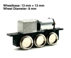 N/HOn30/HOe/009 Gauge 0-6-0 Locomotive Power Drive Chassis 26mm/8mm H0e Engine - Picture 1 of 1
