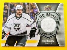 🌟UD GAME JERSEY🌟DREW DOUGHTY 2016-17 SERIES ONE #GJ-DD LOS ANGELES KINGS BLACK
