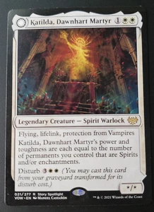 1x Magic The Gathering Katilda, Dawnhart Martyr/Katilda's Rising Dawn Magic The Gathering - Imagen 1 de 8
