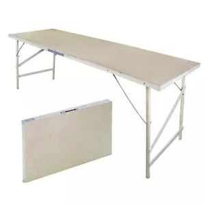 Multifunktionstisch Klapptisch Camping Festival Tapeziertisch 178 x 56 x 75 cm - Bild 1 von 5