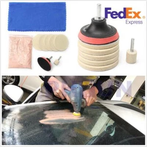 10x Car Window Glass Polishing Kit Windshield Scrach Removal Cerium Oxide Powder - Picture 1 of 17