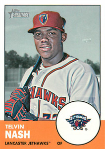 2012 Topps Heritage Minors #161 Telvin Nash 