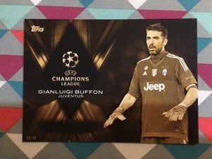 GIANLUIGI BUFFON Championship Pedigree 03/10 made 2015-2016 Topps UEFA 5X7 - Picture 1 of 2