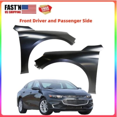 Front Fender Fits 2016-2022 Chevrolet Malibu Set of 2 Driver and Passenger Side Foto 1 de 4