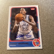 2011/12 fleer retro basketball Danny Manning base  auto