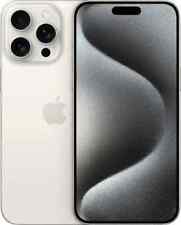Apple iPhone 15 Pro Max - 256GB - White Titanium - Unlocked - Excellent