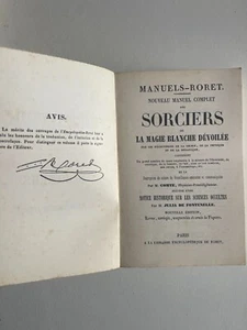 Comte, Sorciers ou la magie blanche dévoilée, Roret, 1980. - Picture 1 of 1