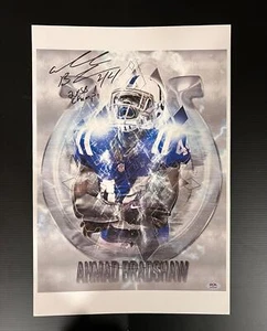 Ahmad Bradshaw signed 16x20 photo PSA/DNA New York Giants Autographed Colts - Picture 1 of 3