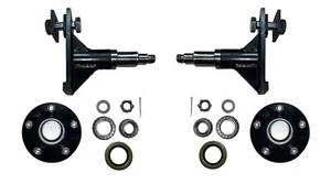5 x 4,5 lengüetas ruedas rápidas atornilladas para envío contenedor cubo y husillo kit NUEVO - Imagen 1 de 3