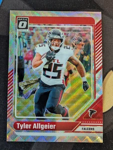 2024 Panini Donruss Optic - Tyler Allgeier #9 Holo Prizm Silver Wave /300 - Picture 1 of 2