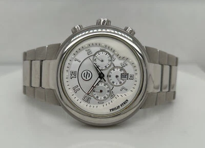 Reloj Philip Stein Active Cronógrafo Cuarzo Fecha Acero Hombre 44mm Foto 1 de 4