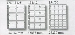 INSERTO PER MONETE MEDIO CONFEZIONE DA 10 FOGLI -20 CASELLE - DITTA MASTER PHIL - Imagen 1 de 1