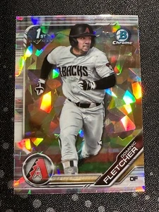 Dominic Fletcher 2019 Bowman Draft Chrome Sapphire 1st #BDC-35 - Picture 1 of 1