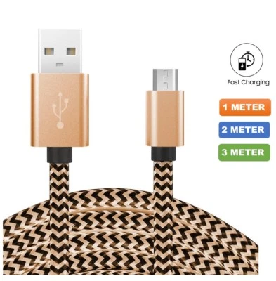 20AW Micro USB Charger Data Cable Lead for SAMSUNG S6 S7 EDGE SONY LG HUAWEI - Image 1 of 4