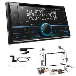 Kenwood 2-DIN Receiver Autoradio Bluetooth für Nissan Note 2006-2013 in schwarz - Bild 1 von 5