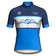 Israel Cycling Jersey Bicycle bib Shirt MTB Cycle Sports Top Clothing Blue Wear