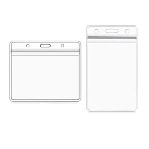 1/5/10Pcs PVC Clear Badge Holders ID Card Credit Cards Waterproof Business Case - Picture 1 of 19