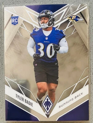 2022 Panini Phoenix Football #148 Tyler Badie Base Rookie RC Trading Card Ravens - Image 1 of 2