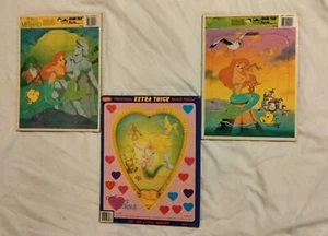 Lot Of 3 Vintage Puzzles. 2 Frame Tray And 1 Jaymar Extra Thick - Picture 1 of 5