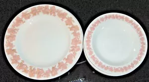 Vintage MCM Wedgwood rosa auf cremegeprägte Queen's Ware China. - Bild 1 von 20