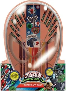 Marvel ultimate Colouring and stickers Spiderman vs Sinister 6 Shaped Art Case. - Picture 1 of 2
