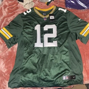Nike On Field Aaron Rodgers Green Bay Packers Stitched Jersey $150 Mens 2XL - Picture 1 of 6