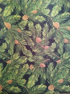 BTY Rejoice Sentimental Studios for MODA FABRICS Pine Cone & Fir - Picture 1 of 2