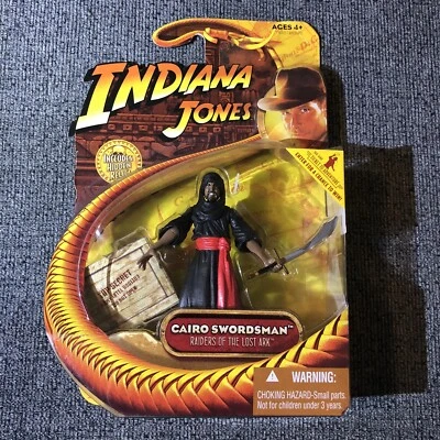 Figura Indiana Jones Raiders of the Lost Ark Cairo Swordsman 3,75" (Hasbro 2008) Foto 1 de 3