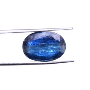 10.40 Cts Natural Blue Kyanite Top Quality 17mm 11mm Oval Cut Certified Gemstone - Picture 1 of 6