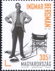 Hungary 2018 Ingmar Bergman/People/Film/Cinema/Movies/Entertainment 1v (hx1057) - Picture 1 of 1