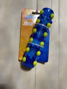 New! Nerf Squeak Soaker Chew 7 Blue Durable Runner Medium Dog Noise Toy - Picture 1 of 5